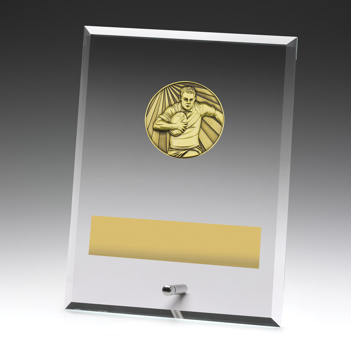 Glass Plaques - Male - 200mm