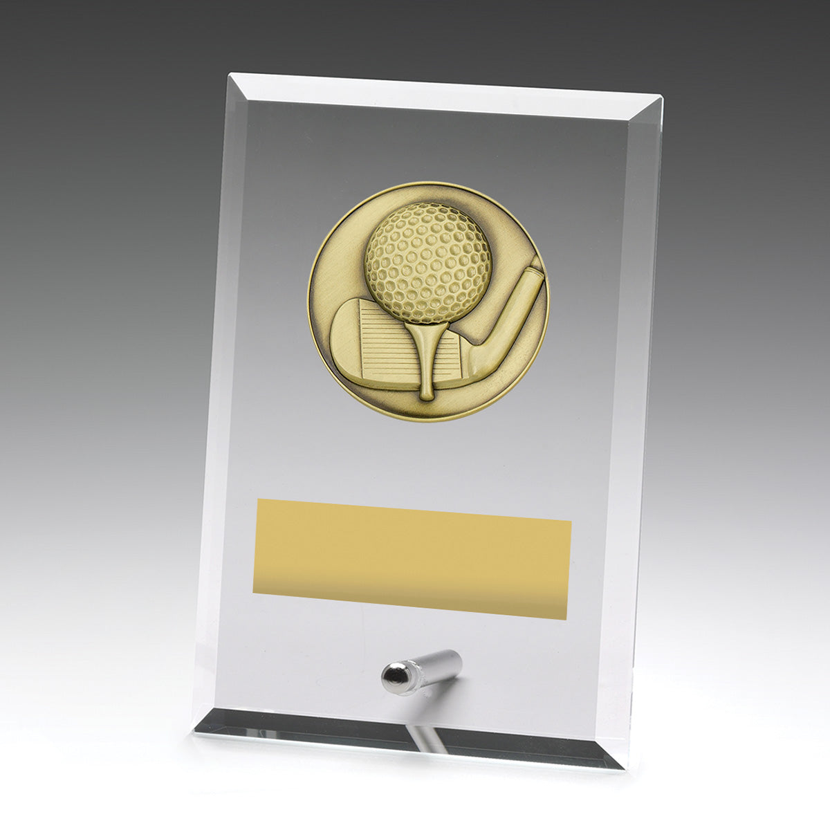 Glass Plaques - Golf - 150mm
