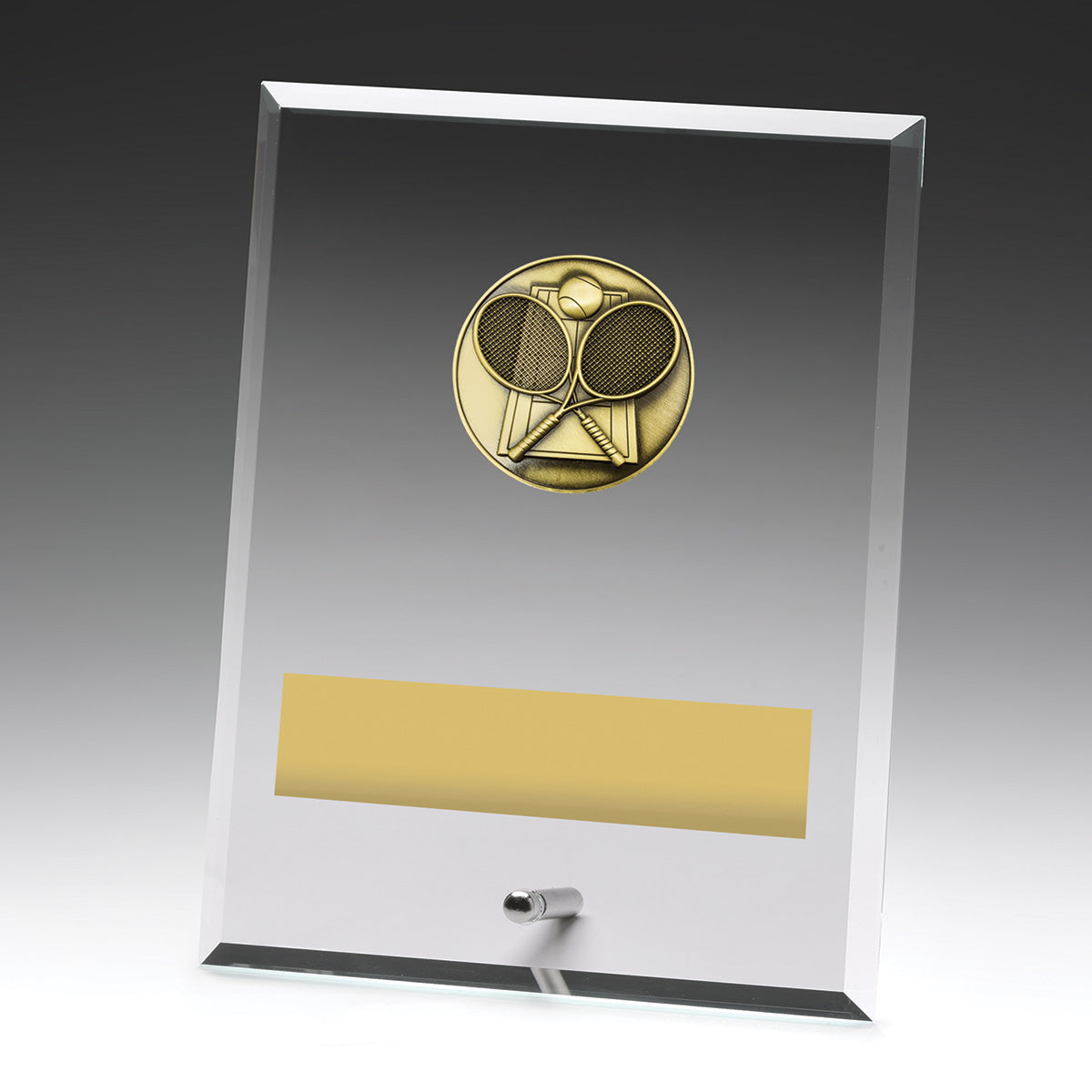 Glass Plaques - Tennis - 200mm