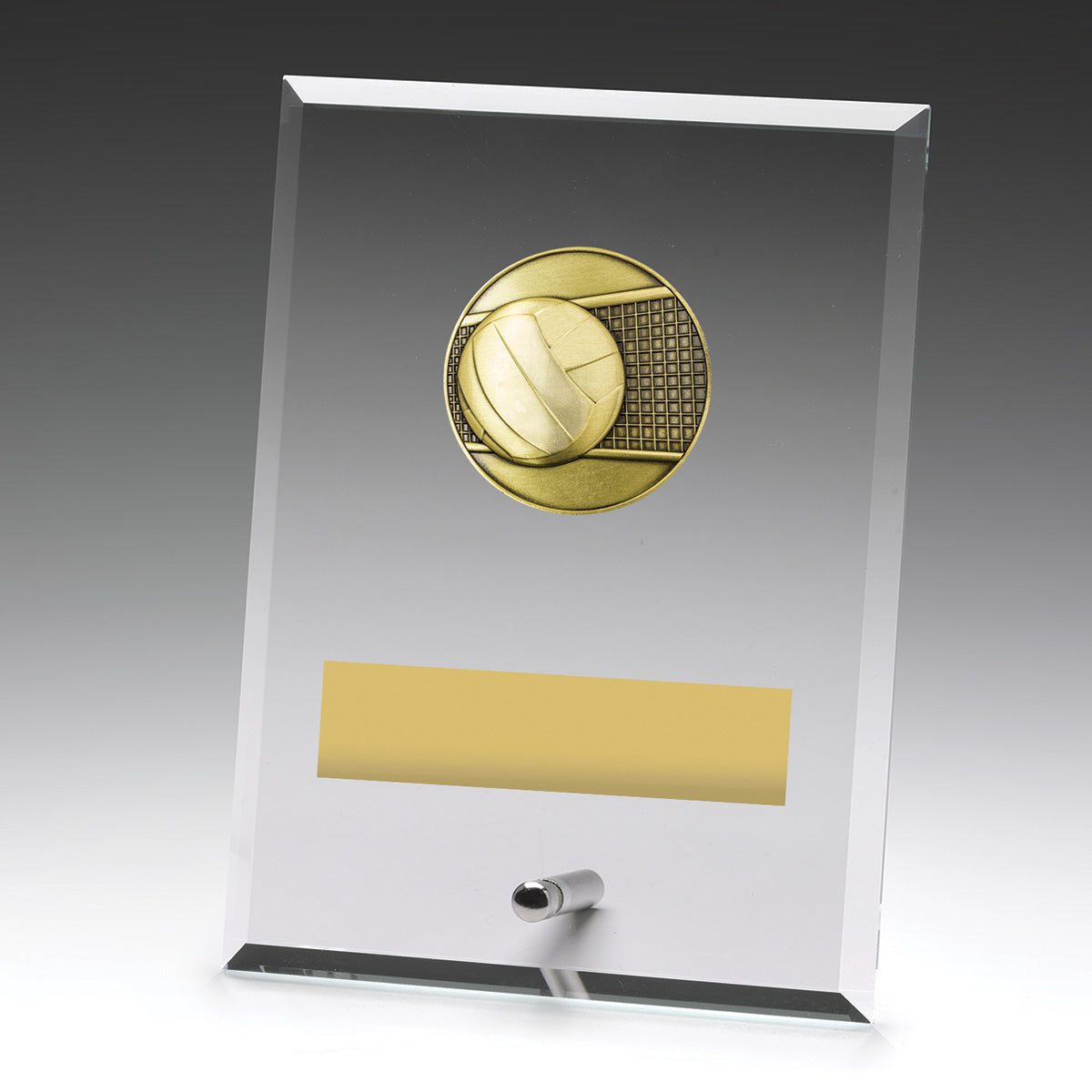 Glass Plaques - Volleyball - 175mm