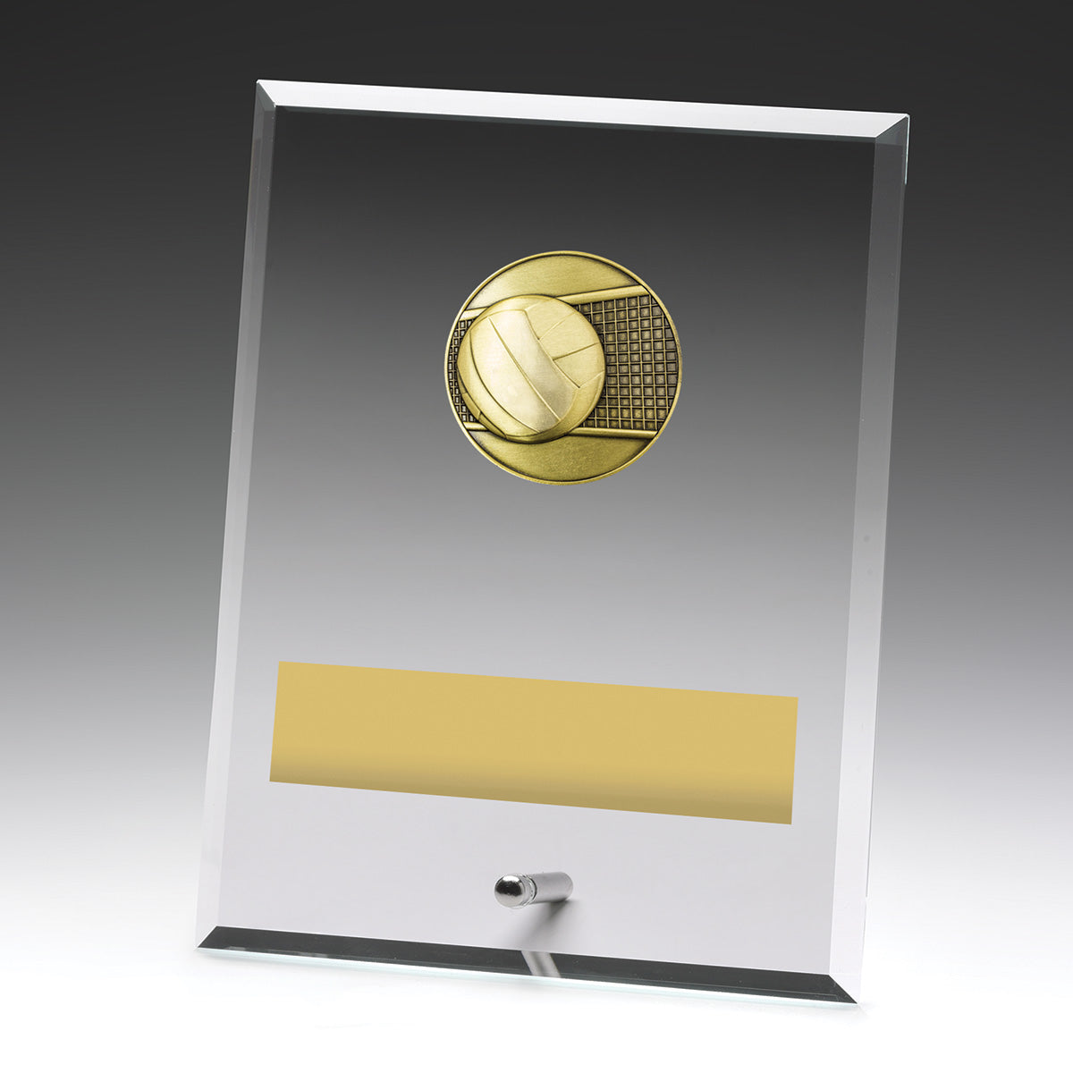 Glass Plaques - Volleyball - 200mm
