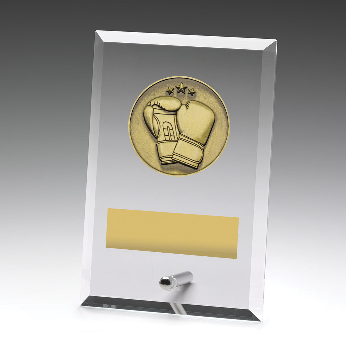 Glass Plaques - Boxing - 150mm