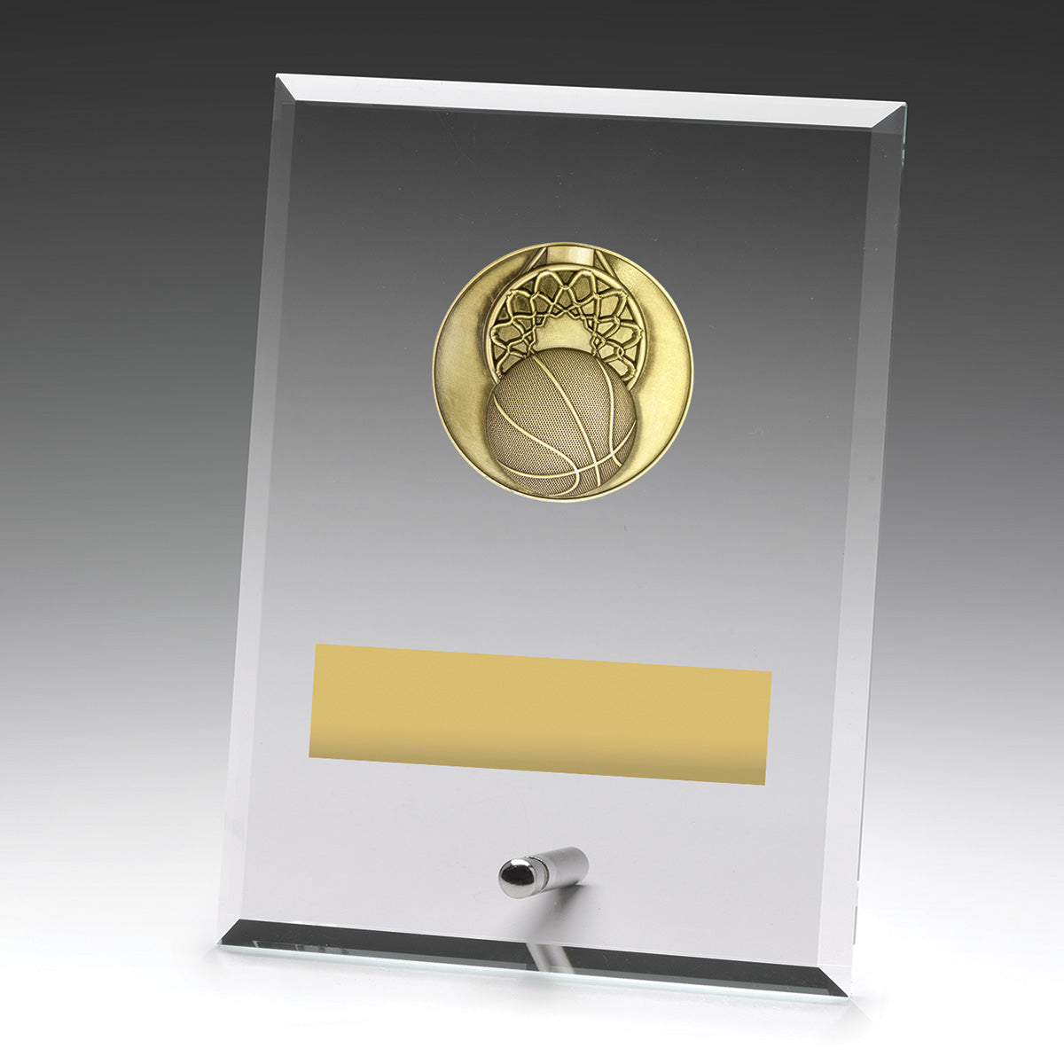 Glass Plaques - Basketball - 175mm