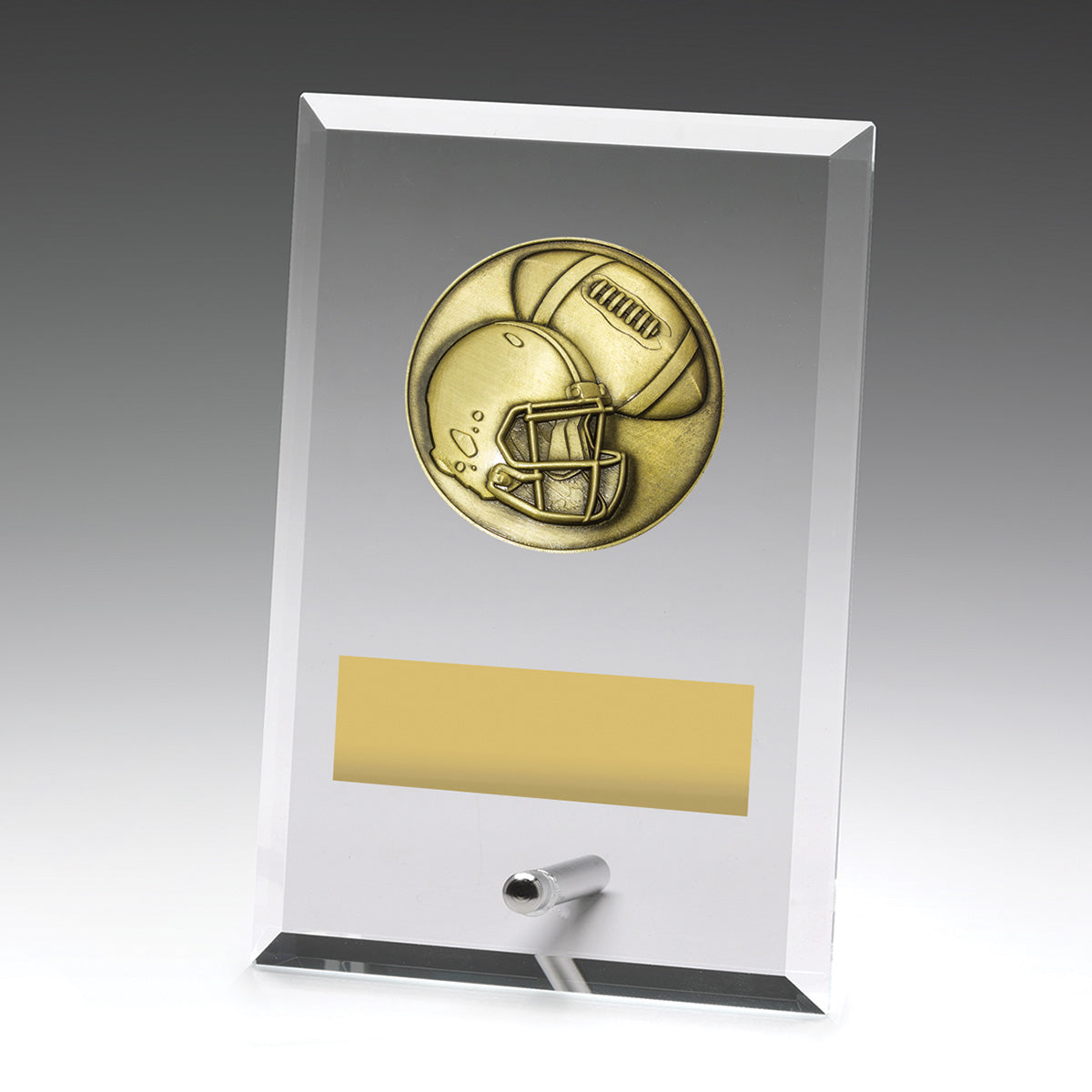 Glass Plaques - American Football - 150mm