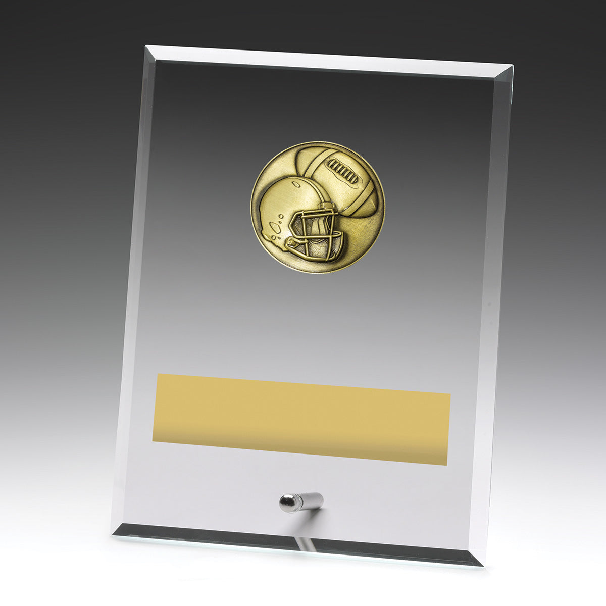 Glass Plaques - American Football - 200mm