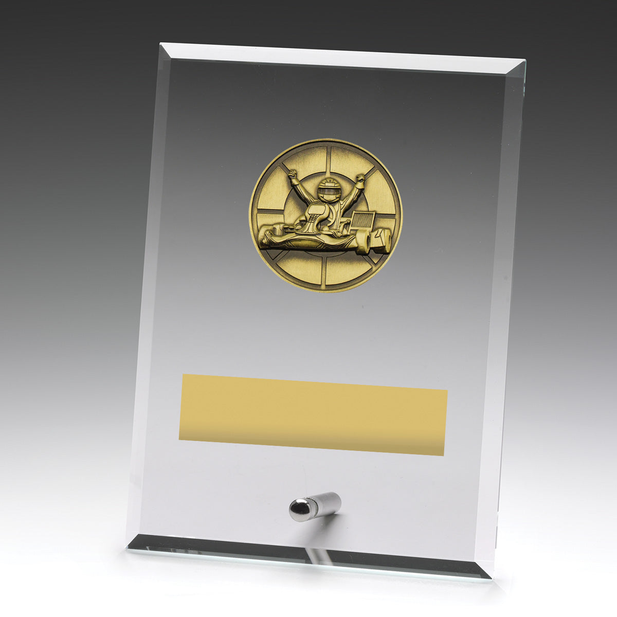 Glass Plaques - Go Kart - 175mm