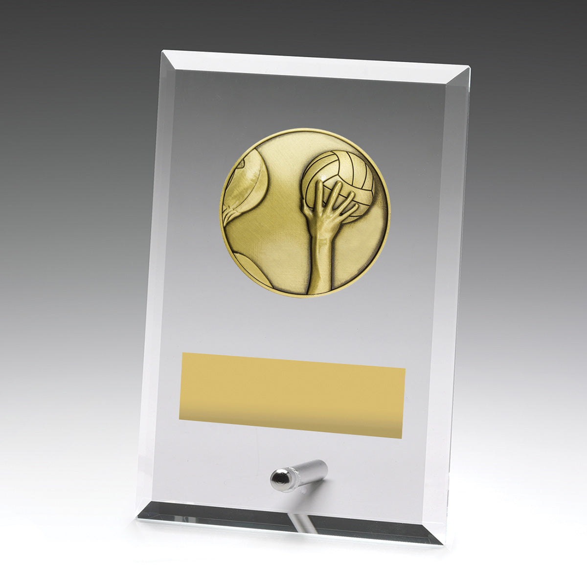 Glass Plaques - Water Polo - 150mm