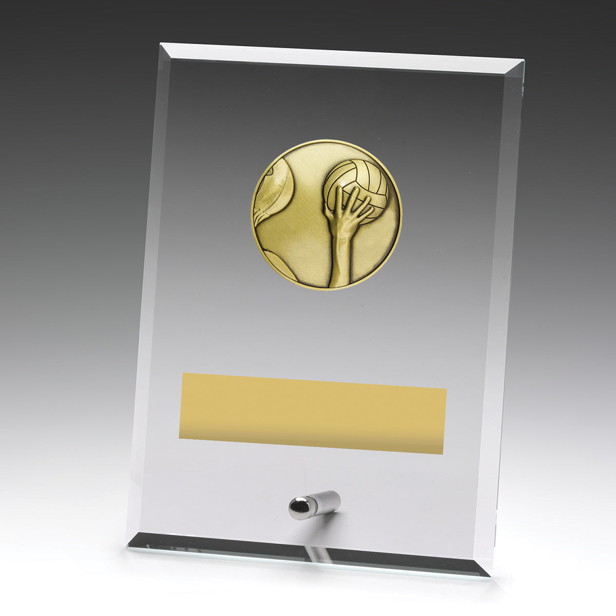 Glass Plaques - Water Polo - 175mm
