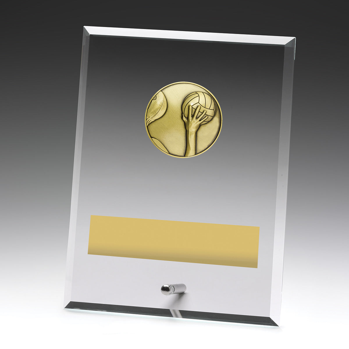 Glass Plaques - Water Polo - 200mm