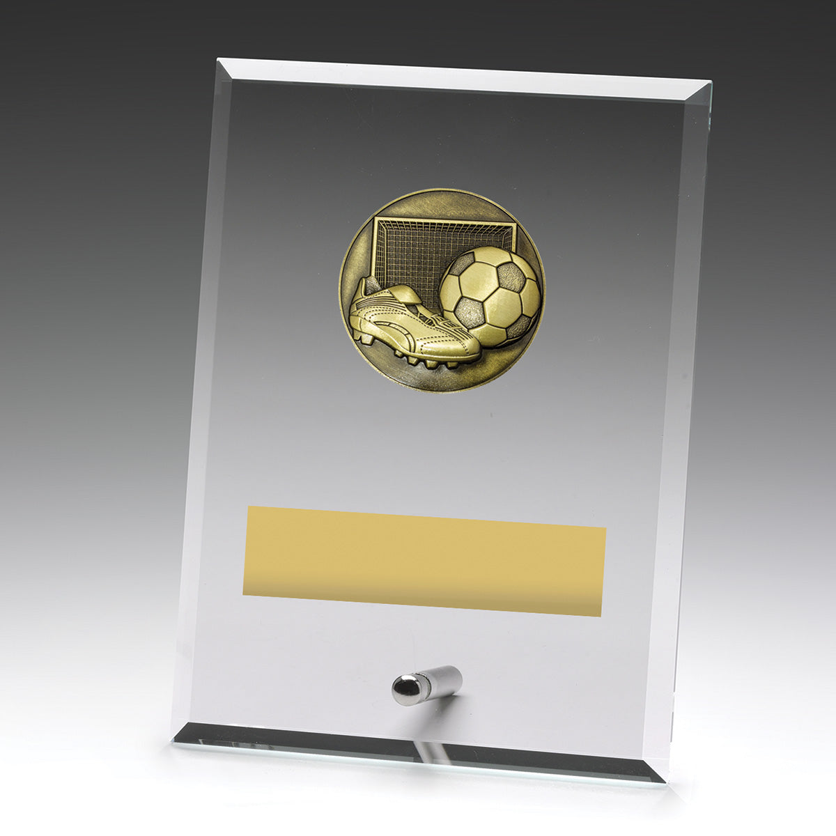 Glass Plaques - Football - 175mm