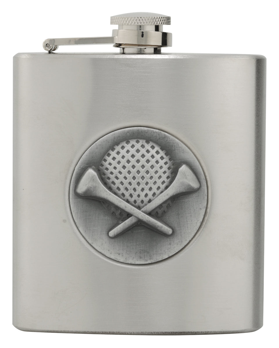 Golf Stainless Steel Flask - 6oz