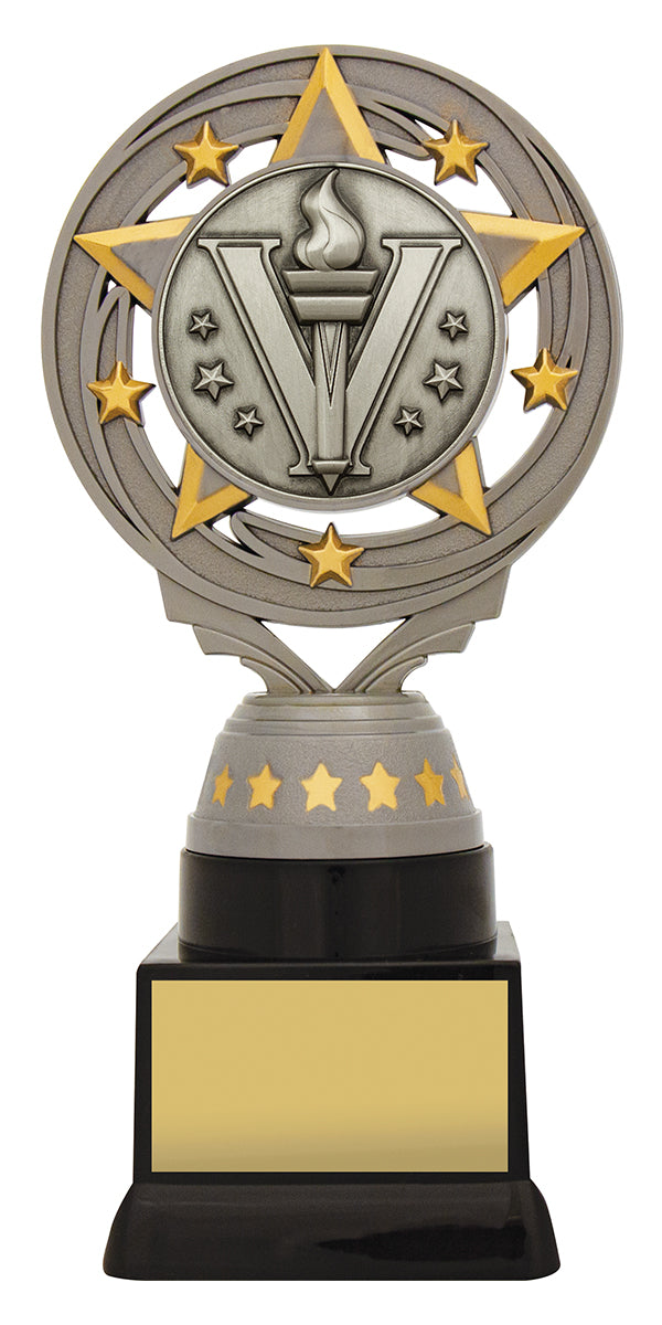 Silver Achievement Torch - 180mm