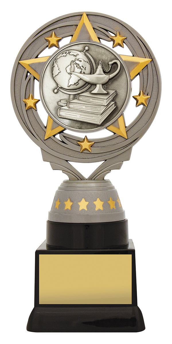 Silver Academic Torch - 180mm