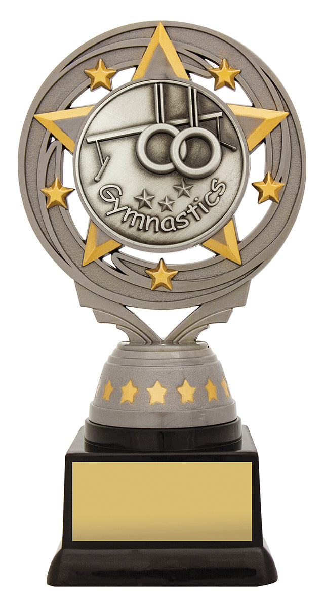 Silver Gymnastics Torch - 165mm