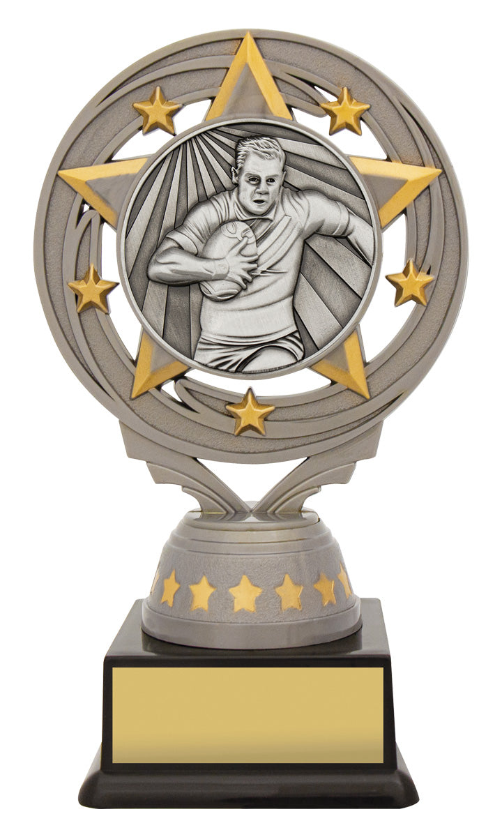 Silver Male Rugby Torch - 150mm