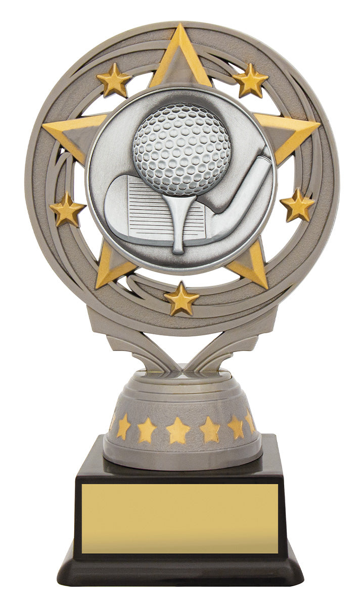Silver Golf Torch - 150mm