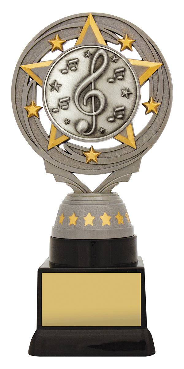Silver Music Torch - 180mm