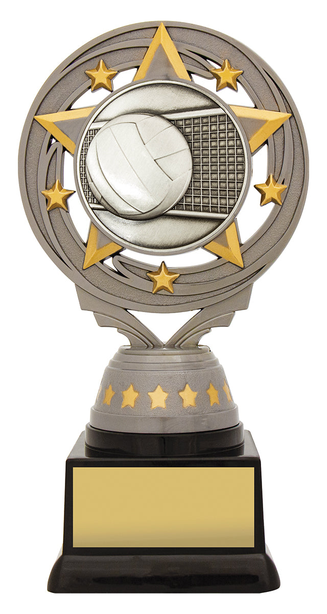 Silver Volleyball Torch - 165mm