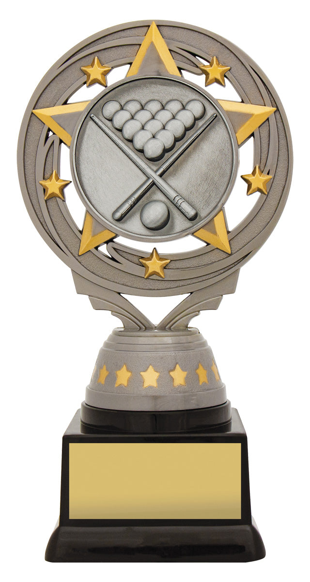 Silver Pool / Snooker Torch - 165mm