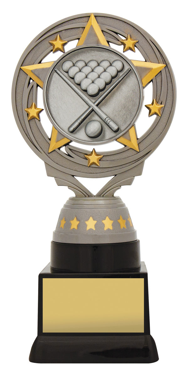 Silver Pool / Snooker Torch - 180mm