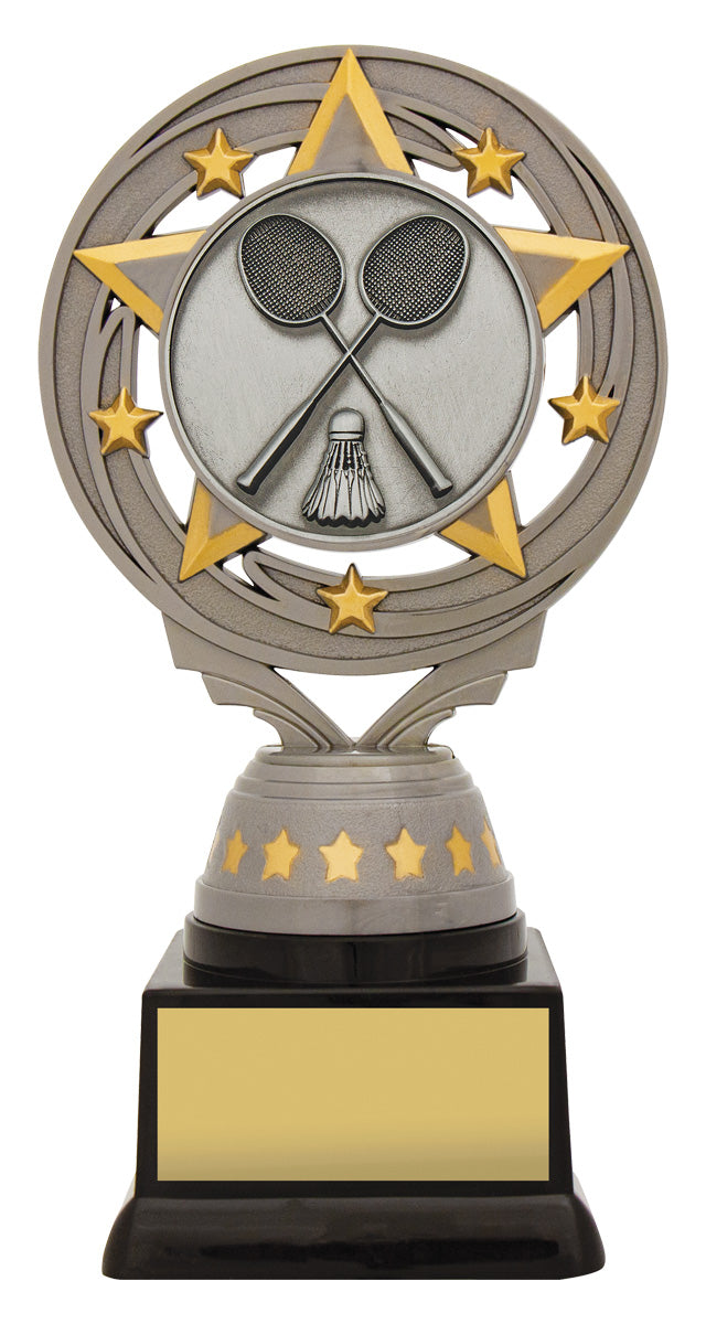Silver Badminton Torch - 165mm