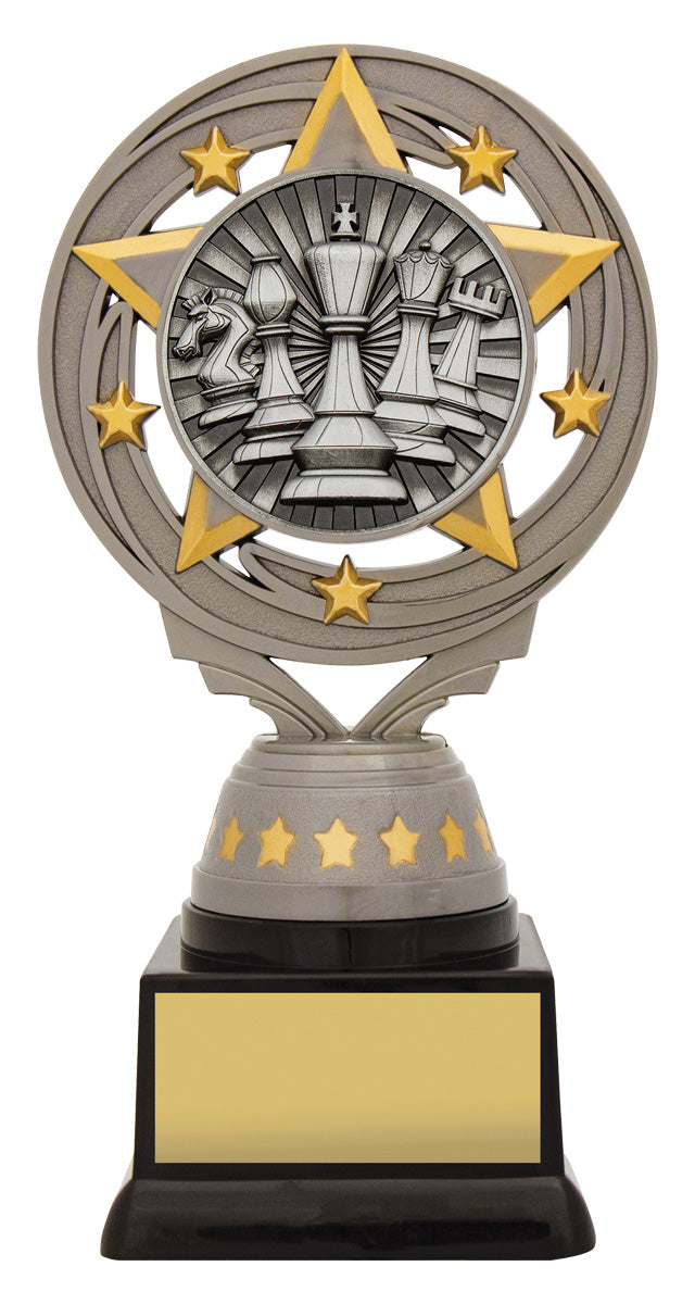 Silver Chess Torch - 165mm