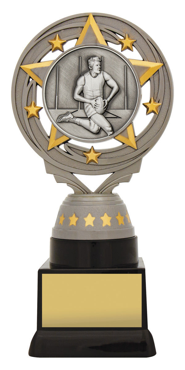 Silver Male Footy Torch - 180mm