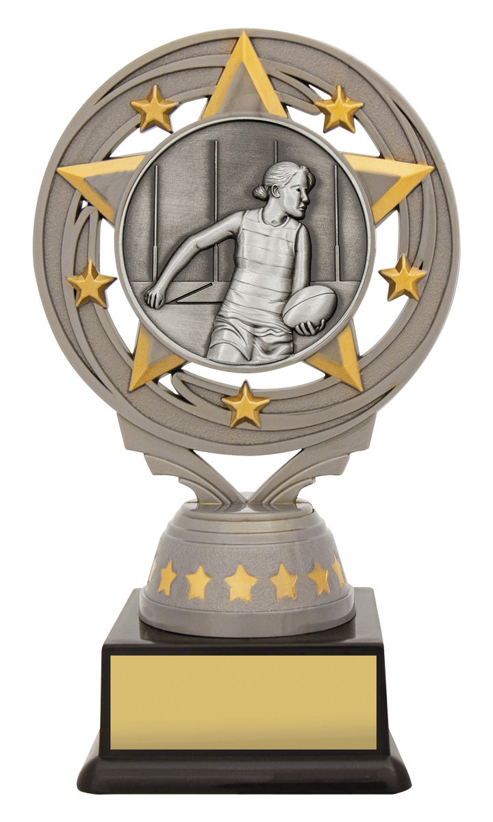 Silver Female Footy Torch - 150mm