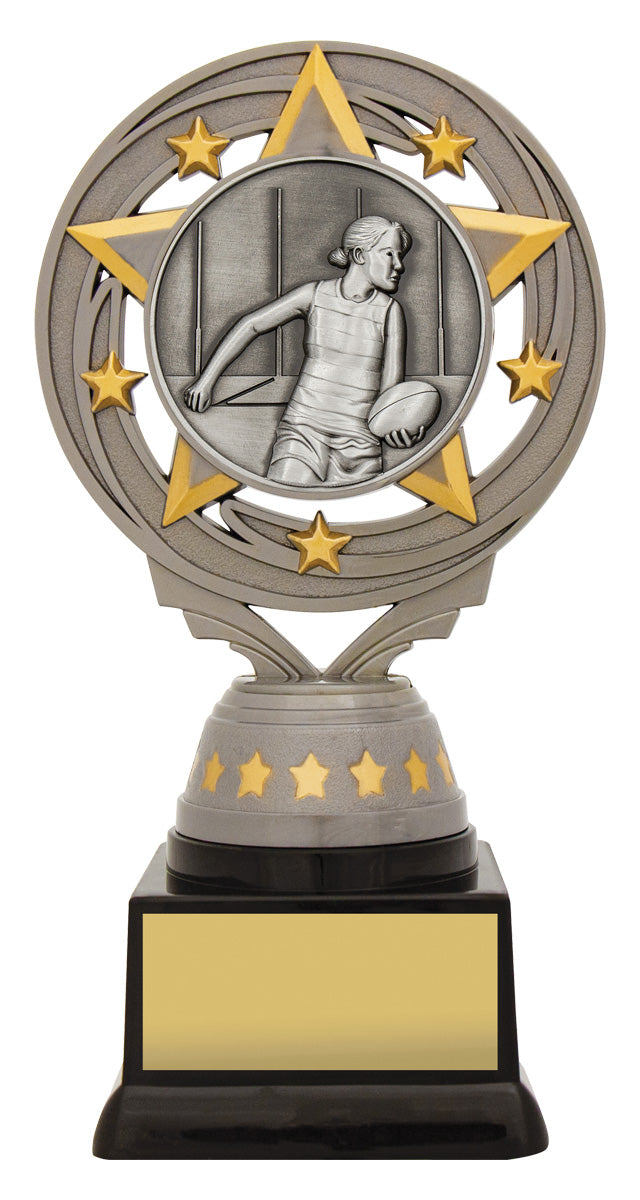Silver Female Footy Torch - 165mm