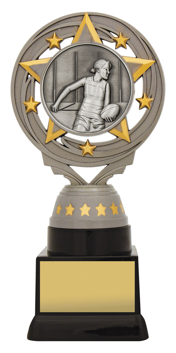 Silver Female Footy Torch - 180mm