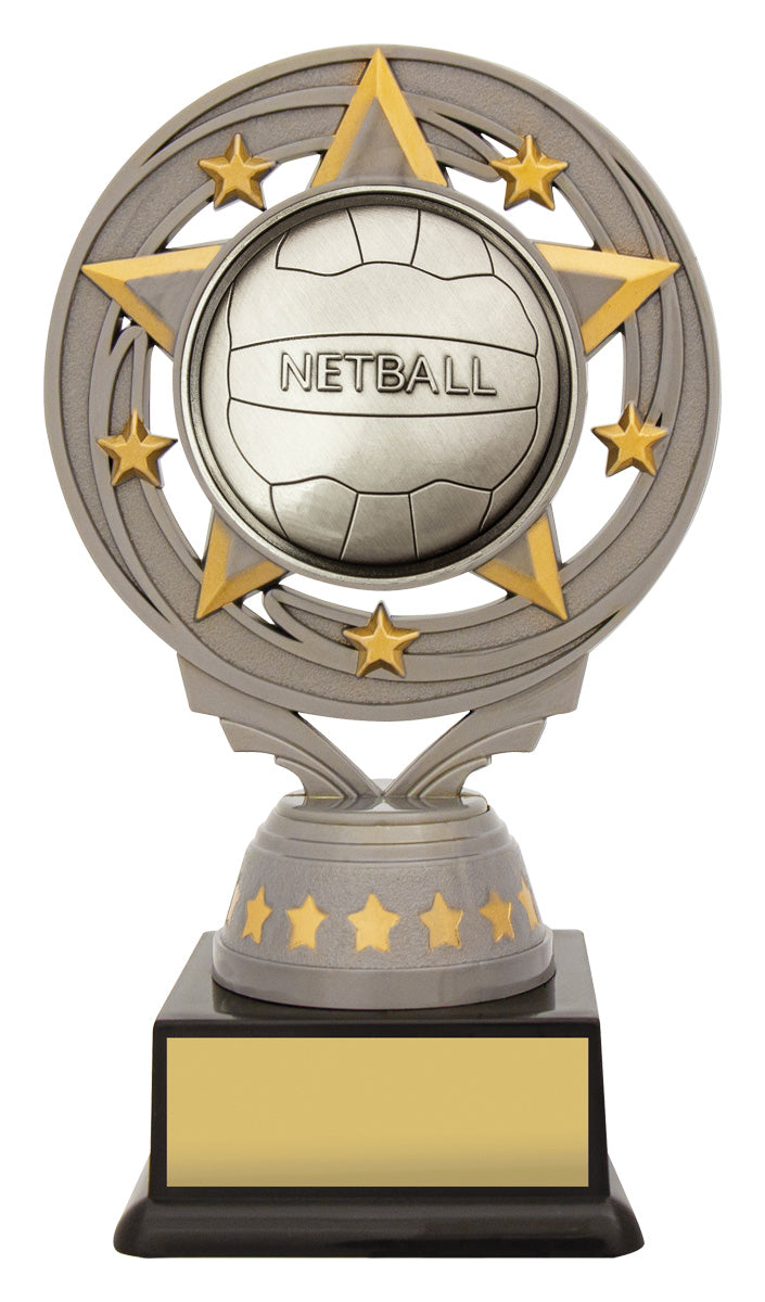 Silver Netball Torch - 150mm