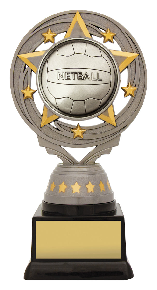 Silver Netball Torch - 165mm
