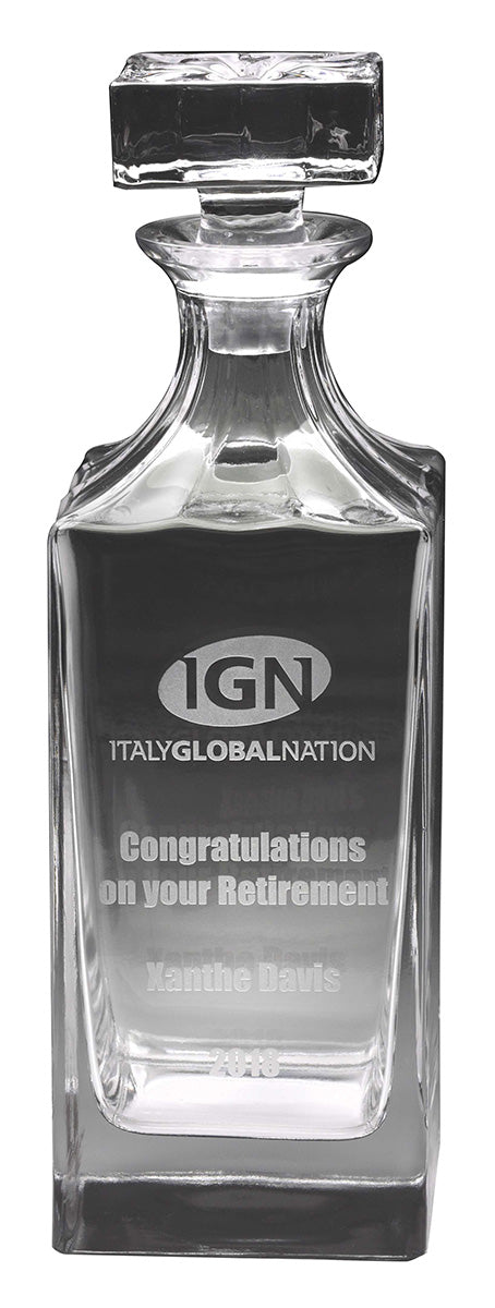 Crystal Whisky Decanter - 870ml