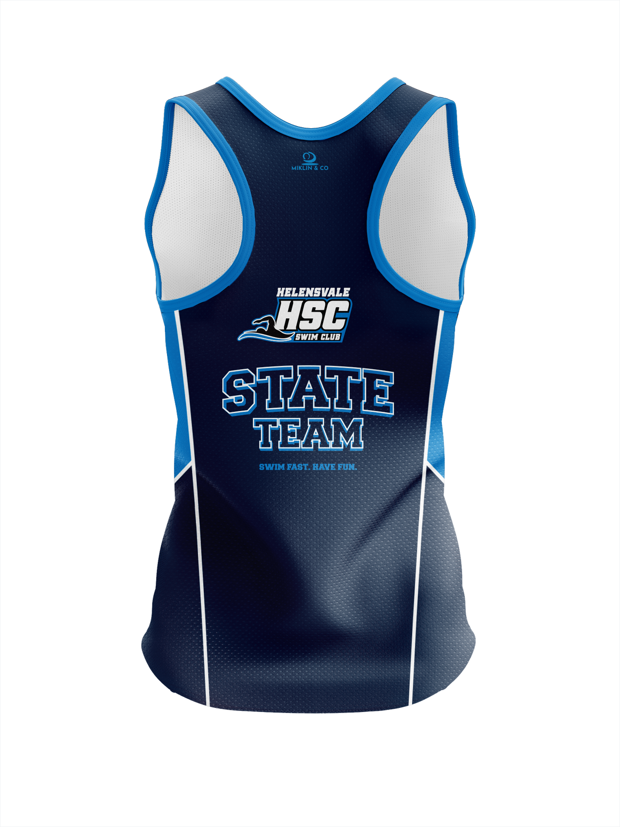 Helensvale Swim Club - QLD State Singlet Racer Back