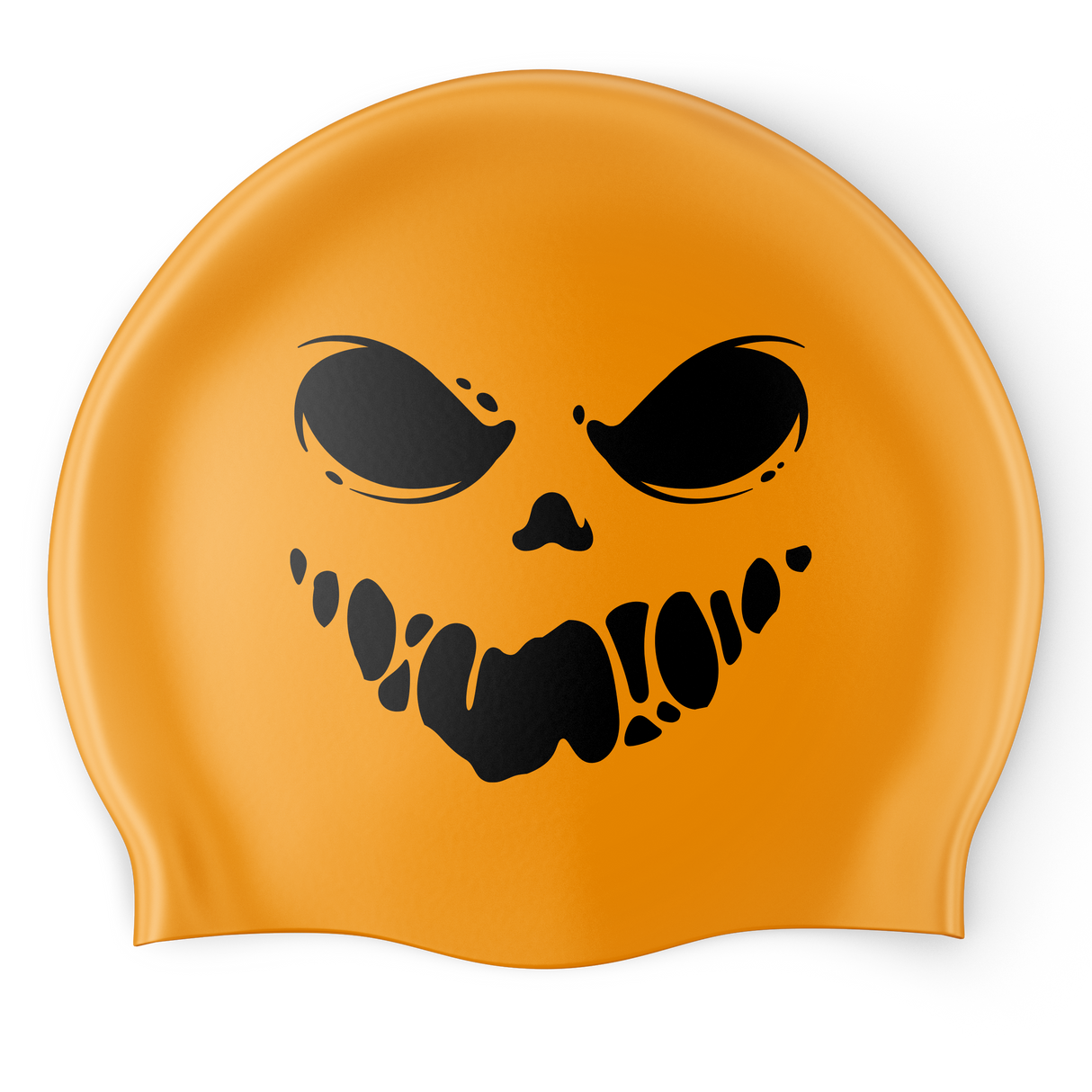 Halloween Swim Cap - Spooky Pumpkin