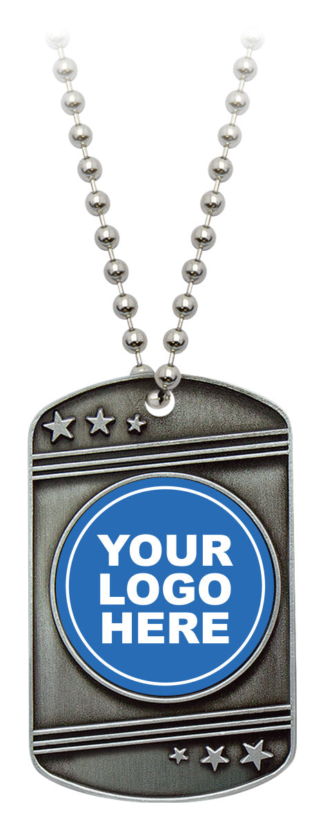 Link Tag with Chain - 50mm