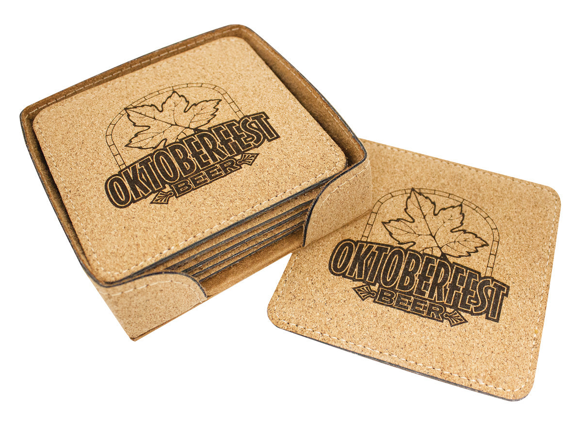 Cork Coaster Set - 100mm