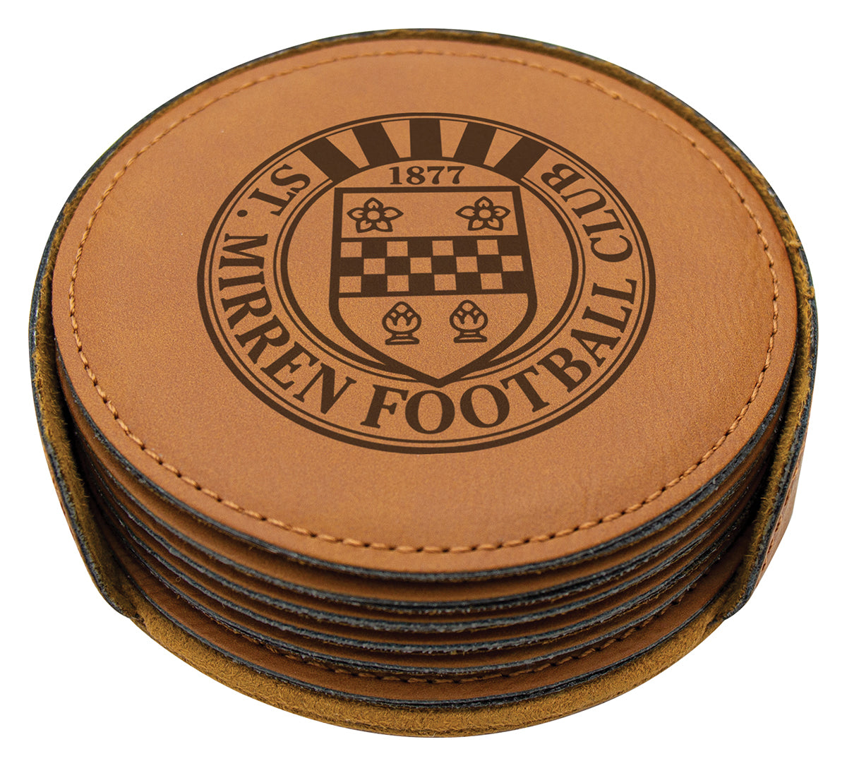 Rawhide Circle Coaster Set - 100mm