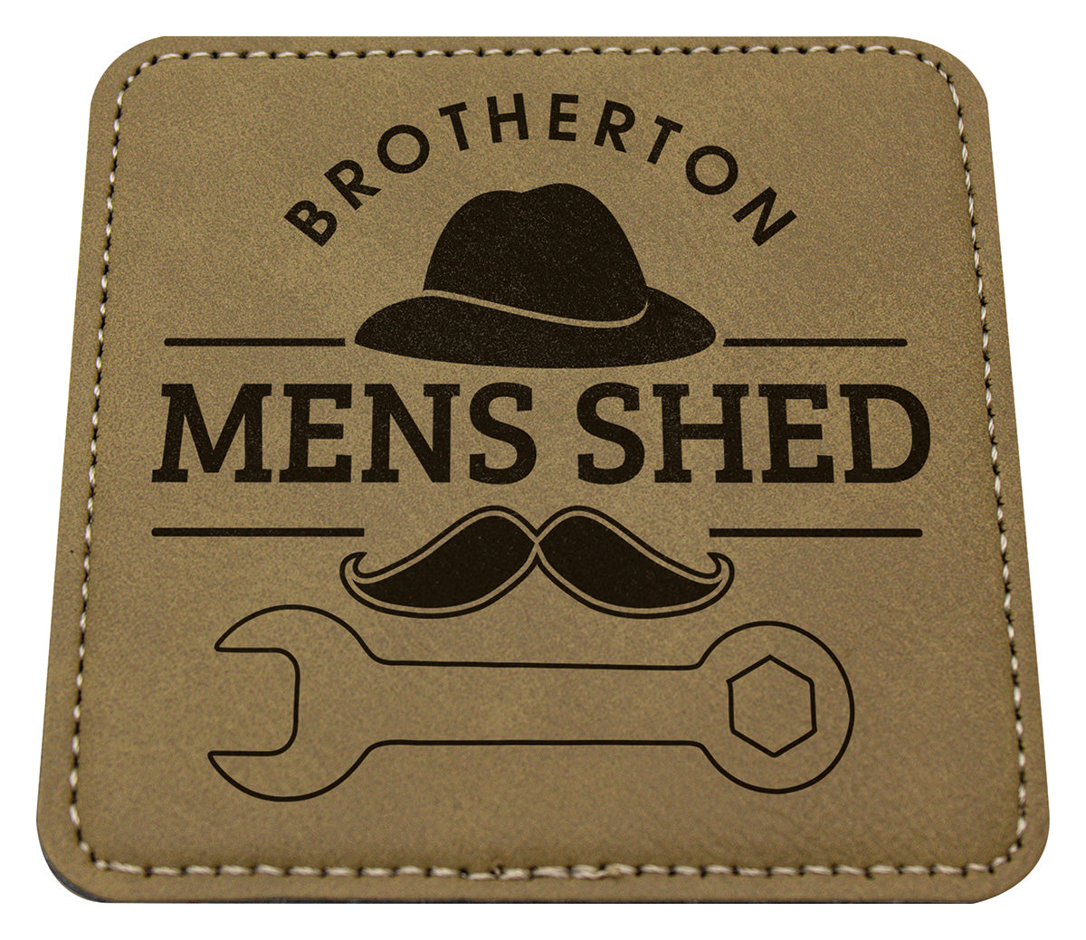 Coaster - Khaki - 100mm