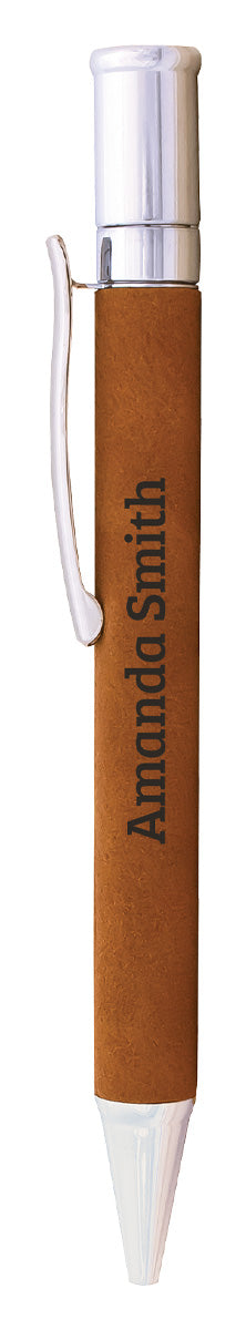 Leatherette Pen - Rawhide - 130mm