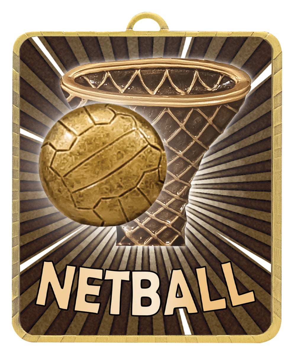 Gold Lynx Medal - Netball - Gold