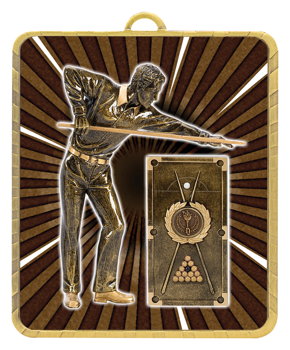 Gold Lynx Medal - Snooker / Pool - Gold