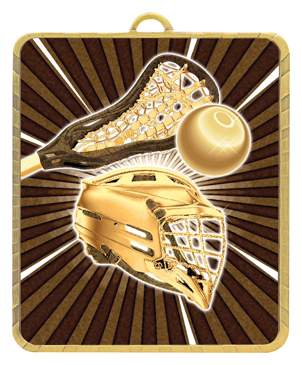 Gold Lynx Medal - Lacrosse - Gold