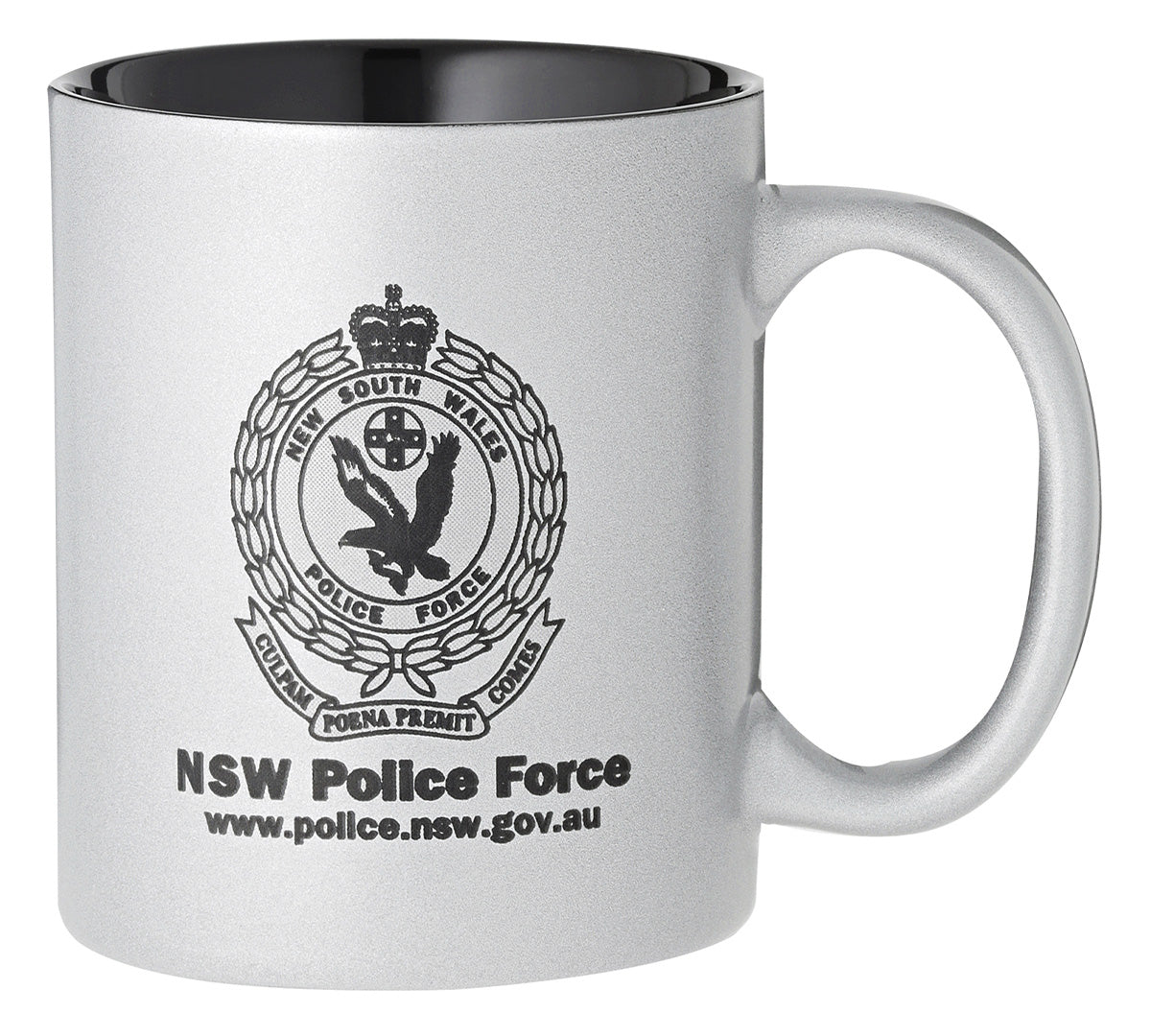 Silver Coffee Mug - 325ml
