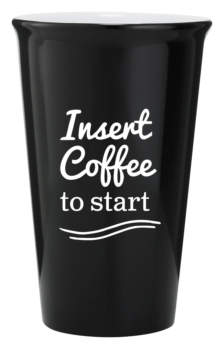 Black Latte Mug - 415ml