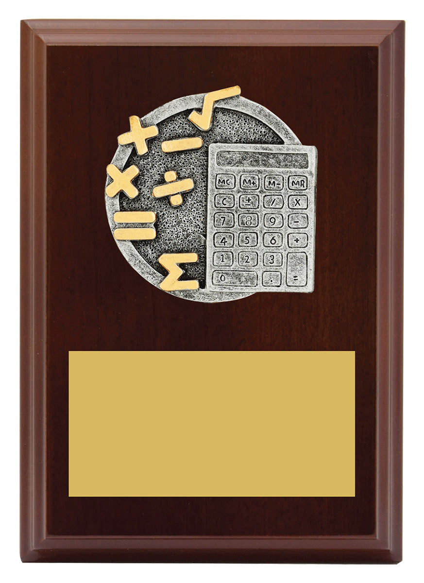 Peak Plaque Maths - 150mm