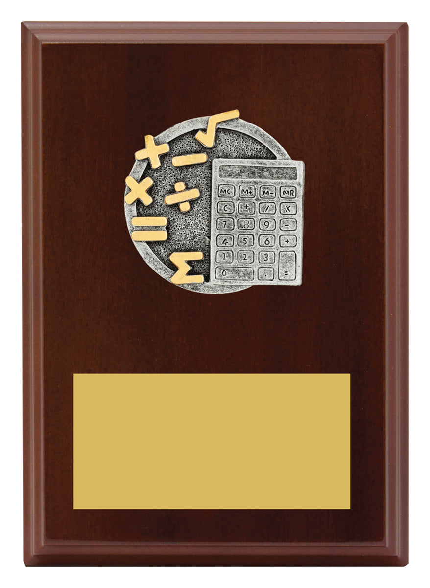 Peak Plaque Maths - 175mm