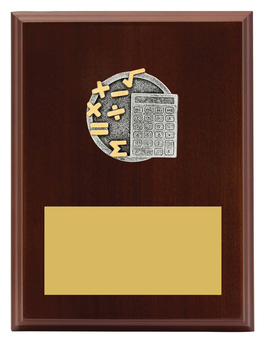 Peak Plaque Maths - 200mm
