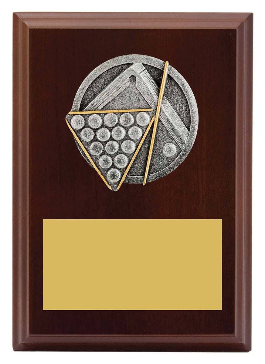 Peak Plaque Pool / Snooker - 150mm
