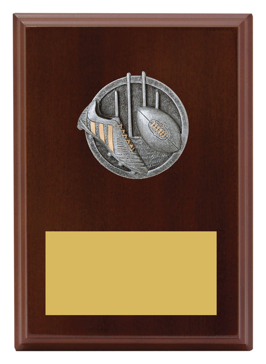Peak Plaque Aussie Rules - 175mm